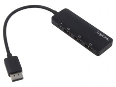 Splitter DisplayPort 1.4 HDCP 2.2 Negru