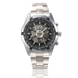 Ceas Mecanic Automatic T-Winner Clasic Fashion Argintiu