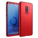 Husa Full - Samsung Galaxy S9 Plus- Rosu + folie de protectie din silicon