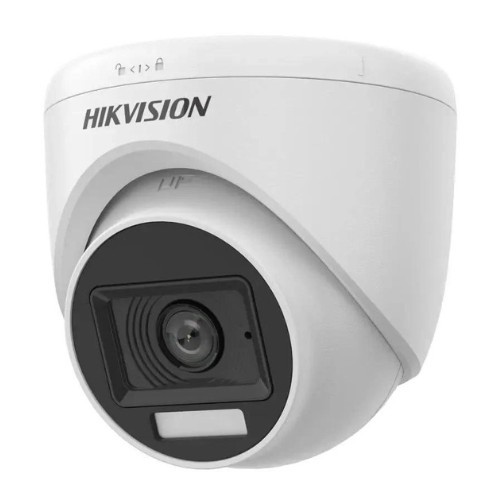 Camera supraveghere, 2MP, lentila 2.8mm, IR 20m, WL 20m, Microfon - Hikvision DS-2CE76D0T-LPFS-2.8mm SafetyGuard Surveillance