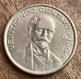 C50 - Moneda foarte veche - Mexic - 25 centavos - 1964