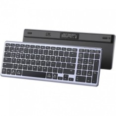 Tastatura Wireless UGREEN KU005, BT / Wi-Fi, Gri foto