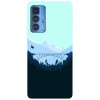 Husa compatibila cu Motorola G100 model Mountain Bridge, Silicon, TPU, Viceversa, Transparent, Carcasa