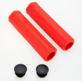 Set 2 mansoane bicicleta Jet G-135, culoare rosu Cod:A612