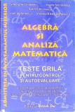ALGEBRA SI ANALIZA MATEMATICA, TESTE GRILA PENTRU CONTROL SI AUTOEVALUERE (ASE, UNIV. POLITEHNICA, UNIV. TE-360681