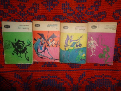Cervantes - Don Quijote 4volume , 1593 pagini , colectia bpt foto
