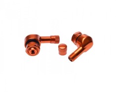Set 2 valve demontabile roata moto, culoare portocaliu Cod Produs: MX_NEW ASOT418B