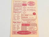 Program meci fotbal &quot;FARUL&quot; CONSTANTA-CEAHLAUL PIATRA NEAMT (19.09.1993)