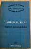 Immanuel Kant - Scrieri Moral-Politice, Ed. Stiintifica, Filosofie - Kant Scrieri, Scrieri Moral Politice
