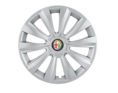 Set 4 capace roti Delta cromat R14 pentru gama auto Alfa Romeo foto