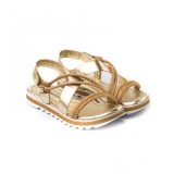 Sandale Fete Bibi Flat Form Gold 38 EU, Auriu, BIBI Shoes