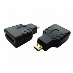 Adaptor Sandberg tip Micro HDMI M - HDMI F negru foto