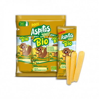 Pufuleti ASPITOS BIO fara gluten, fara lacoza, fara zahar, 6 pachete x 6g foto