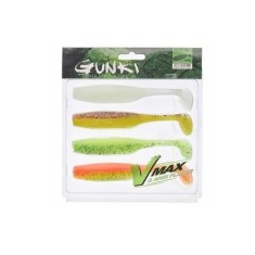 Kit Shad Gunki Peps II, Dark Water, 7cm, 4buc/plic