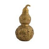 Statueta Wu Lou cu Pi Yao remediu Feng Shui din rasina