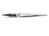 Penseta IDEAL-TEK ESD Drept Capete Interschimbabile Lungime 130mm Varf Poliamida Fibra Carbon Lucrari Montaj