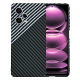 Husa pentru Xiaomi Redmi Note 12 Pro 5G, Techsuit, Carbonite FiberShell, Neagra Gri
