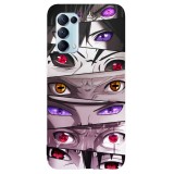 Husa compatibila cu Oppo Reno 4 Lite model Naruto Eyes Jutsu, Silicon, TPU, Viceversa