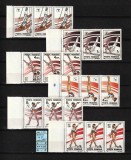 Rom&acirc;nia, 1991 | Gimnastica artistică | Completă &icirc;n f&acirc;şii de 3 valori - MNH | aph