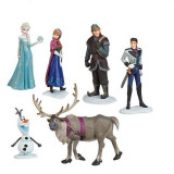 Disney Frozen Anna Elsa Kristoff Hans Sven Olaf - Plastic Figure 6pcs CG.010