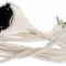 Cablu prelungitor 5m 1.5mm, alb, Well