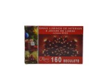 Instalatie de Craciun, sirag luminos cu 8 jocuri de lumini, 160 de beculete rosii, 8 m, Regency