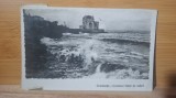 Carte postala AA7 Constanta - Cazinoul batut de valuri 29 iulie 1935 interbelica