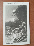 Carte postala ilustrata, Varianta (De voi adormi curand )/Eminescu, 1924