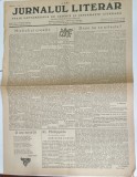 JURNALUL LITERAR , FOAIE SAPTAMANALA DE CRITICA SI INFORMARE LITERARA , No. 2 , 1939