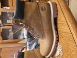 Vand Bocanci premium Timberland din piele naturala si impermeabila nabuc.