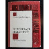 Silviu Contantinescu - Dificultăți semantice. Paronime și grupuri lexicale...