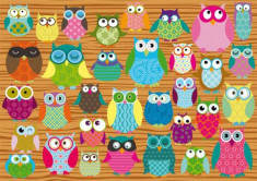 Puzzle Schmidt 500 Owls foto
