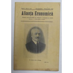 ALIANTA ECONOMICA - TRIBUNA NEOCOOPERATISTA DE INDRUMARE ECONOMICA SI SOCIALA , ANUL I , NR. 9-10 , SEPTEMBRIE - OCTOMBRIE , 1937