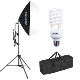 Cumpara ieftin Softbox, Bec fluorescent 45w spiralat, trepied 200cm reglabil, geanta de transport