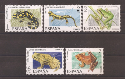Spania 1975 - Fauna - Amfibieni, MNH foto