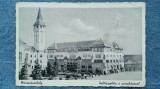 31 - Marosvasarhely Kulturpalota a varoshazanal Targu Mures / carte postala