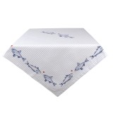 Fata masa bumbac alb albastru Pesti 150x150 cm