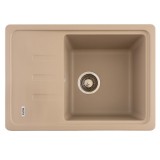 Chiuveta bucatarie din granit Sahara cu 1 cuva si scurgator 615x430 mm Flow