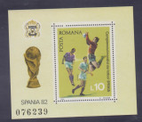 M1 TX3 5 - 1981 - Campionatul mondial de fotbal - Spania - colita dantelata, Sport, Nestampilat