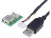 Adaptor AUX-USB, USB A mufa, PER.PIC. - C8401-USB foto