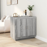 VidaXL Dulap, sonoma gri, 80x40x75 cm, lemn prelucrat