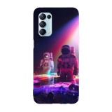 Husa compatibila cu Oppo A54 5G model Deep space art, Silicon, TPU, Viceversa, Transparent, Carcasa