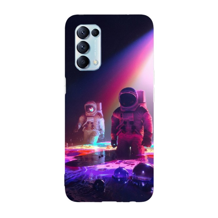 Husa compatibila cu Oppo Find X3 Lite model Deep space art, Silicon, TPU, Viceversa