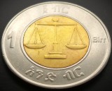 Cumpara ieftin Moneda exotica bimetal 1 BIRR - ETIOPIA, anul 2016 * cod 3336, Africa