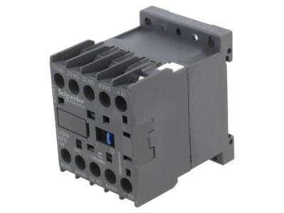 Contactor 4-polar NO 110VDC 10A pentru șină DIN foto