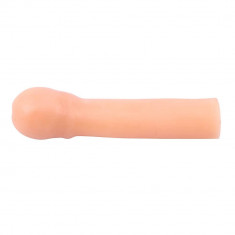 Extensie/Manson Penis Super Sleeve T-skin, Natural, 17.5 cm