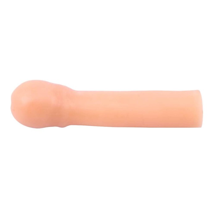 Extensie/Manson Penis Super Sleeve T-skin, Natural, 17.5 cm