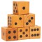 Set zaruri de curte gigant, 6 buc, lemn de pin masiv