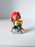 Figurina Pumuckl, pe telefon, cauciuc, 6cm, vintage