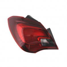 Stop spate lampa Opel Corsa E, 11.2014- modele cu 5 usi, partea Stanga, partea exteRioara, fara suport becuri, Depo